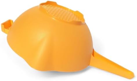 Tupperware 2 Quart Colander with Handle Orange