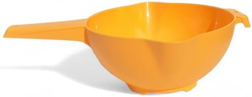 Tupperware 2 Quart Colander with Handle Orange