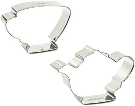 Bakerpan Stainless Steel Tea Pot Cup Cookie Cutters
