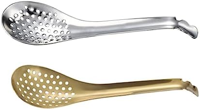 SHOWERORO Steel Kitchen Colander Spoon - Durable Spill-Proof and Comfortable