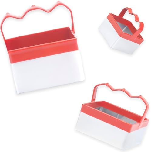 3-Piece Square Cookie Cutters for Bakers