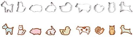 Mini Animal Cookie Cutters Fox Run 075x15x1in