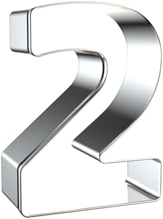 Number Cookie Cutters Set Numbers 0-9 Premium Metal Shapes
