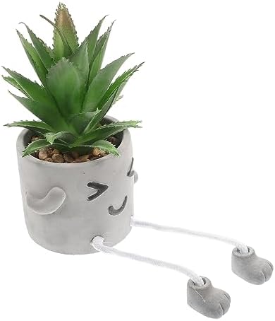 CUTE EXPRESSION FAKES Booth Bonsai Potted Plant Faux Greenery