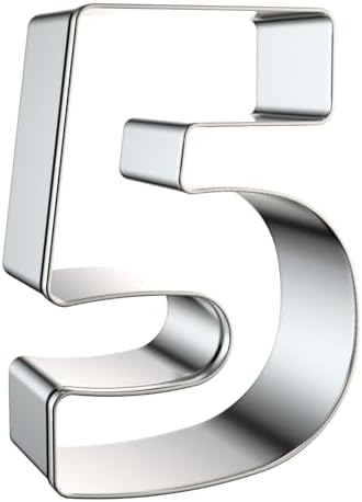 Number Cookie Cutters Set Numbers 0-9 Premium Metal Shapes