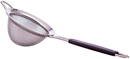 LiveFresh Fine Mesh Stainless Steel Tea Strainer with Non-Slip Handle - 3 Inch
