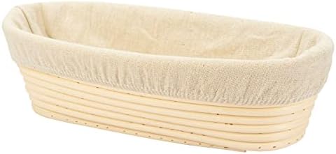 Stormshopping 118in Oval Banneton Proofing Basket Artisan Bakery Tool