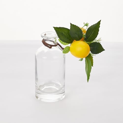 6-Piece Faux Lemon Bushes for Home Kitchen Decor