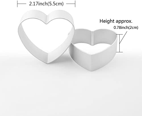 Perfect Heart Cookie Cutters Set for Dessert Crafts