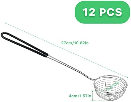 12 Stainless Steel Hot Pot Strainer Scoops for Efficient Cooking