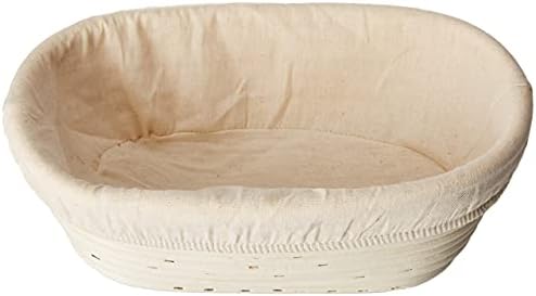 Brilliantly Bakers Rustic Handmade RattanProofing Basket for Artisan Baking