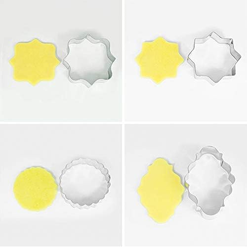 10 Piece Plaque Frame Cookie Cutter Set