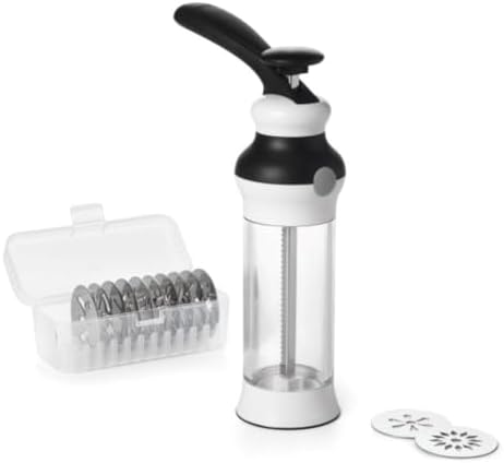 Baking Greatness in One Go 14-Piece Oxo Good Grips Cookie Press Set