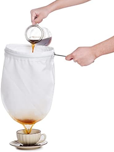 3-Piece Cheesecloth Strainer Set with Handle for Smooth Beverages
