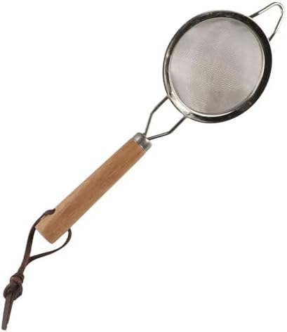 Stainless Steel Fine Mesh Strainer with Wooden Handle