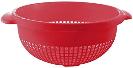 YBM Home 2-Handle Plastic Colander with BPA-Free Design