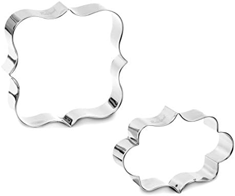 Bakerpan Stainless Steel Plaque Cookie Cutters Set of 2