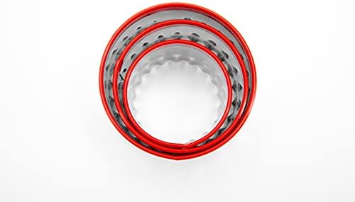 Fluted Round Cookie Cutters Set