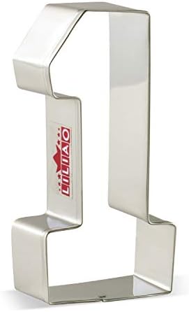 LILIAO Number One Cookie Cutter Set Stainless Steel Easy Use Durable