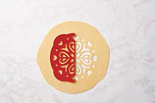 10-Inch Heart Design Pie Top Cutter