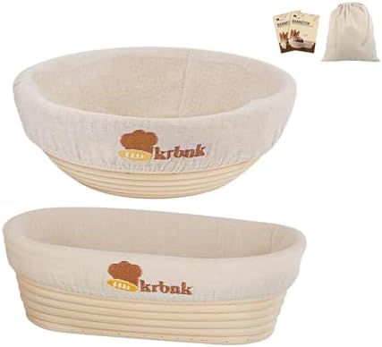 Handcrafted proofing basket sustainable resilient for sourdough baking