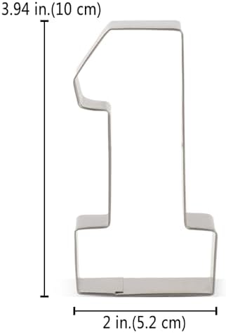 LILIAO Number One Cookie Cutter Set Stainless Steel Easy Use Durable