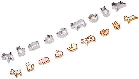 Mini Animal Cookie Cutters Fox Run 075x15x1in
