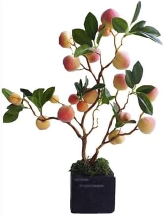 Artificial Peach Tree Home Decor