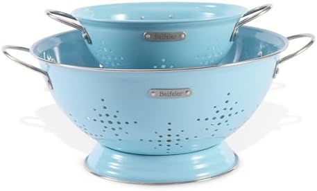Brilliantly Balanced Family - Double-Purpose Metal Colander Set