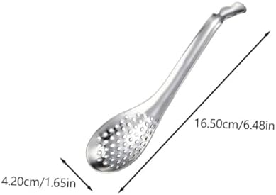 SHOWERORO Steel Kitchen Colander Spoon - Durable Spill-Proof and Comfortable