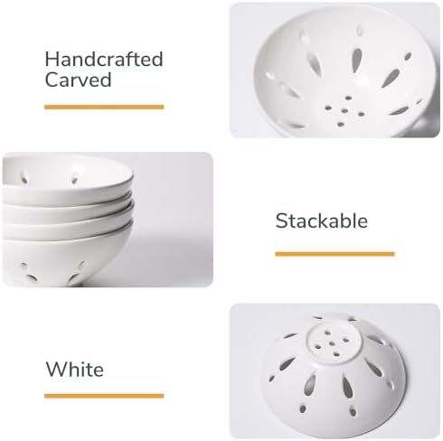 Magnificent Ceramic Berry Basket Set by Magclay