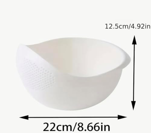 Easy-to-Use Rice Washing Bowl for Kitchen Straining