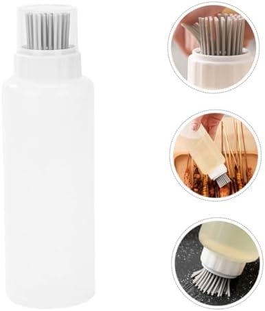 FELTECHELECTR Silicone Oil Brush Squeeze Bottle 175ml for Cooking Basting Baking