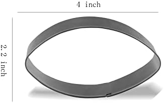 Keewah Football Cookie Cutter Stainless Steel Durable Easy to Use