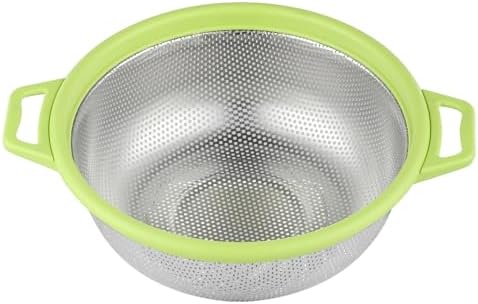 3 Qt Stainless Steel Colander with Micro porous Handle Kitchen Tool