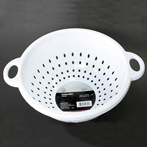 High-Quality Chef Craft Select Plastic Deep Colander 11x5 inch 5 Quart White