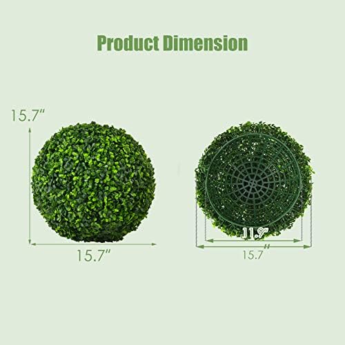 Elegant Boxwood Topiary Ball Set for Home Garden Decoration