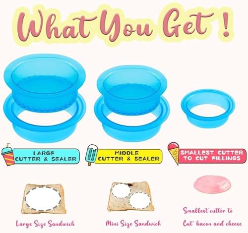 HiYZ Sandwich Cutter and Sealer 5 PCS