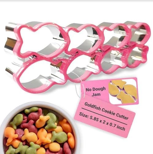 High-Quality Gold Fish Binder Cookie Cutter Stainless Steel PVC Composite