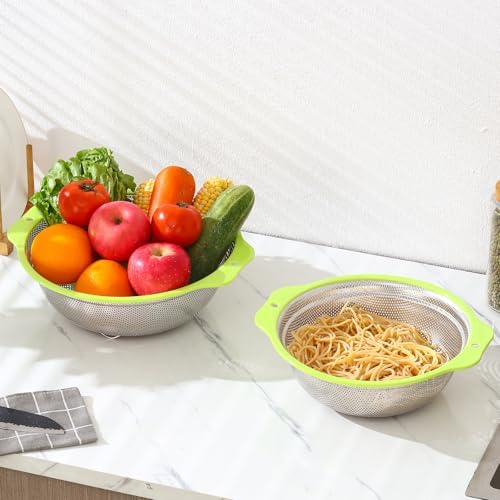 Effortless Cooking with AHIABOAT 2QT Colander Set