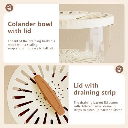 Collapsible Fruit Strainer Set for Kitchen