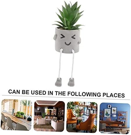 CUTE EXPRESSION FAKES Booth Bonsai Potted Plant Faux Greenery