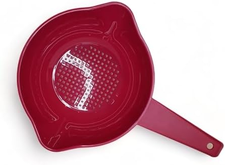 Tupperware 1 Quart Colander Strainer with Handle - Durable Efficient