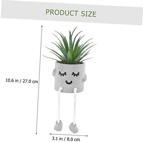 Zerodeko Cute Hanging Leg Bonsai Fake Plant Decor