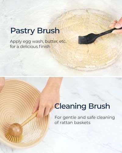 Pro-Grade Banneton Proofing Basket Set