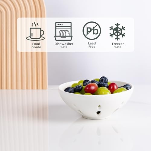 Magnificent Ceramic Berry Basket Set by Magclay