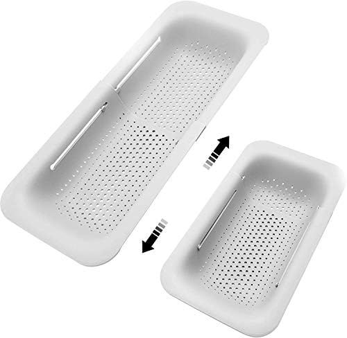 Collapsible Sink Colander White