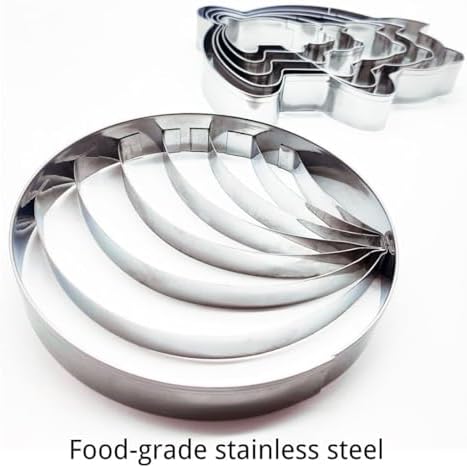 Concha Cutter Mexican Bread Mold - 5pc Pig Cookie Cutters