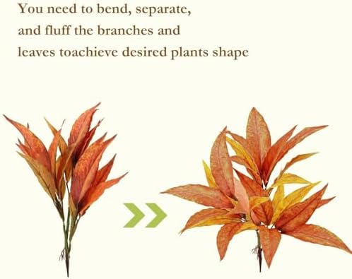 4Pcs Fake Plants for Outdoors
