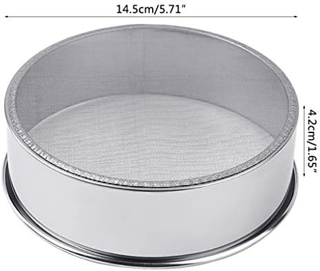TOPFROP Stainless Steel Flour Sifter with Fine Mesh